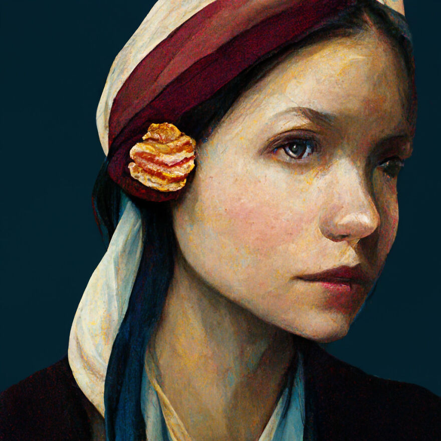 I Used Ai To Remake Classic Paintings With Bacon