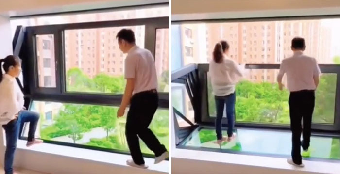 Window That Turns Into A Balcony