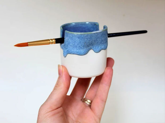 Ceramic Paintbrush Holder