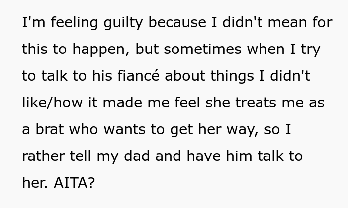 Woman Upset Her Fiancé's Daughter Refuses To Dye Her Hair So People Will Stop Telling Her How Much She Looks Like Her Mom Woman Upset Her Fiancé's Daughter Refuses To Dye Her Hair So People Will Stop Telling Her How Much She Looks Like Her Mom