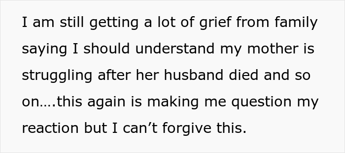 Woman Asks The Internet Whether She Was Wrong To Tell Her Mother She Can’t See Her Son Anymore After She Kidnapped Him - 19
