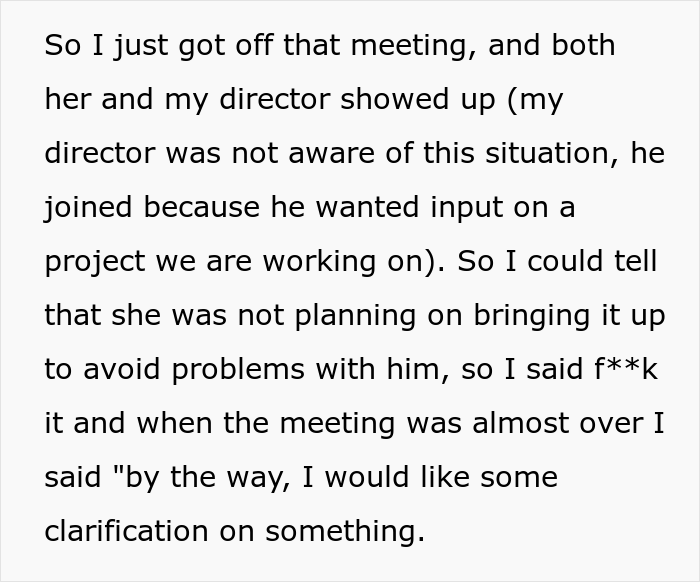 Employee Laughs In Boss' Face For Saying It's "Unethical" To Make Plans After Work, Takes The Case To The Director Employee Laughs In Boss' Face For Saying It's "Unethical" To Make Plans After Work, Takes The Case To The Director