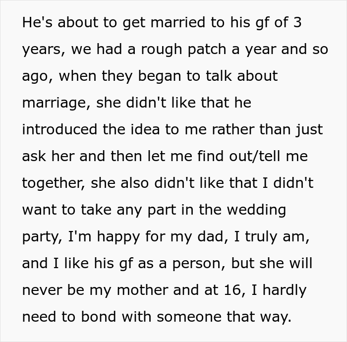 Woman Upset Her Fiancé's Daughter Refuses To Dye Her Hair So People Will Stop Telling Her How Much She Looks Like Her Mom Woman Upset Her Fiancé's Daughter Refuses To Dye Her Hair So People Will Stop Telling Her How Much She Looks Like Her Mom