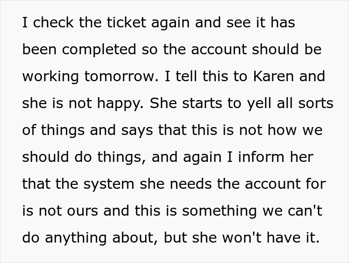 ‘Karen’ Threatens To Call The Help Desk Every Hour Until Her Account Is Activated, Ends Up Paying For Every Call ‘Karen’ Threatens To Call The Help Desk Every Hour Until Her Account Is Activated, Ends Up Paying For Every Call