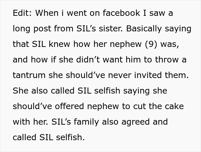 Woman Makes Her Sister-In-Law Cry When She Tells Her “I Told You So” After Her Nephew Ruins Her Wedding As She Predicted Woman Makes Her Sister-In-Law Cry When She Tells Her “I Told You So” After Her Nephew Ruins Her Wedding As She Predicted