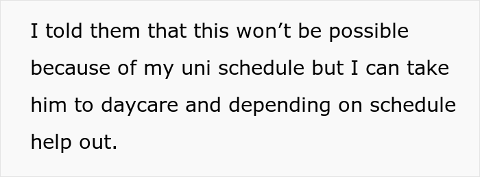 Woman Has Packed Uni Schedule But Her Parents Still Expect Her To Take Care Of Her Little Brother, Drama Ensues When She Refuses Woman Has Packed Uni Schedule But Her Parents Still Expect Her To Take Care Of Her Little Brother, Drama Ensues When She Refuses