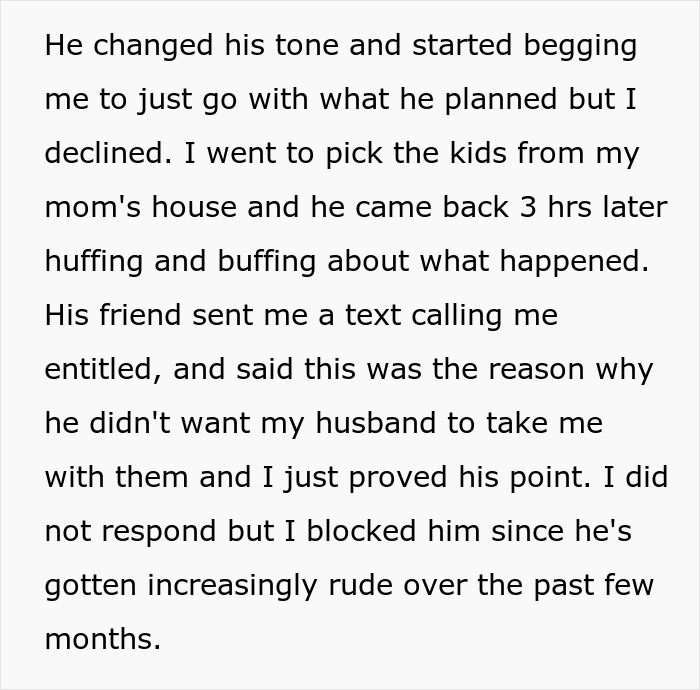 Husband Books 1st Class Tickets For Himself And His Friend For A Trip While Wife Only Gets Economy, Drama Ensues When Wife Decides Not To Go - 7