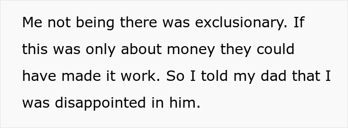 16 Y.O. Daughter Disappointed With Her Father As He Did Not Invite Her On His New Family's Paris Vacation, Gets Called A Jerk
