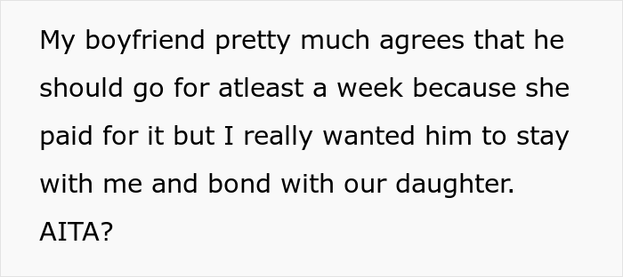 Woman Asks If She Was Wrong To Make Boyfriend's Mom Cry After She Gave Her Son A Paternity Gift