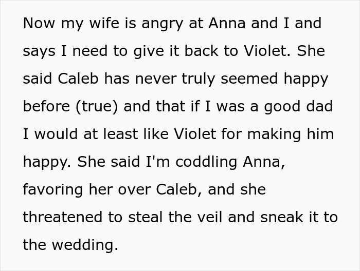 Man&rsquo;s About To Marry His Sister&rsquo;s Bully, Father Refuses To Give Her His Grandmother&rsquo;s Heirloom Veil And Causes Family Drama