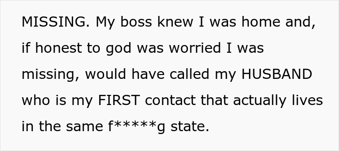 Woman Leaves Work Early Because Of 102°F Fever, Manager Comes Busting At Her Door And Calls The Cops Woman Leaves Work Early Because Of 102°F Fever, Manager Comes Busting At Her Door And Calls The Cops