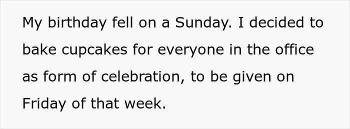 Woman Wonders If She Was Wrong To Bake Cupcakes For Her Office, Excluding A Certain Co-Worker