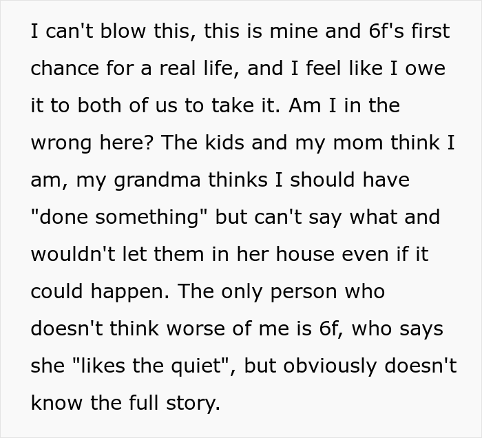 "Am I A Jerk For Throwing My Siblings In Foster Care So I Can Have A Better Life?" "Am I A Jerk For Throwing My Siblings In Foster Care So I Can Have A Better Life?"