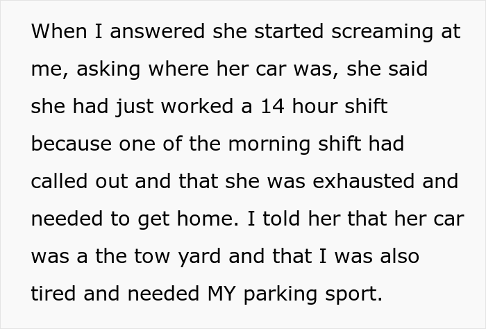 Ex-Neighbor Keeps Parking Car In This Woman&rsquo;s Spot, Gets Her Car Towed