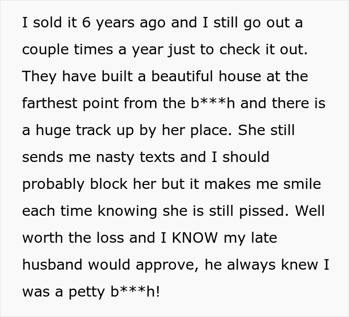 Woman Gets &ldquo;Nuclear Revenge&rdquo; On Neighbor Who Flooded Their Lot And Cut Down 23 Of Their Trees