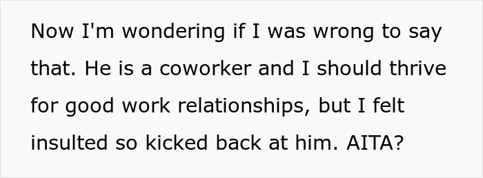 Woman Gets Called Out By Coworker For Wearing "Barely Any Clothes", Claps Back At Him, Wonders If She Crossed The Line