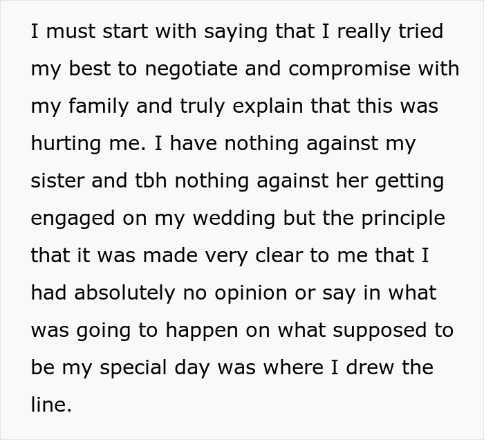 "I've Eloped A Week Earlier Because My Parents And My Sister’s BF Were Planning A Surprise Engagement On My Wedding Day" "I've Eloped A Week Earlier Because My Parents And My Sister’s BF Were Planning A Surprise Engagement On My Wedding Day"