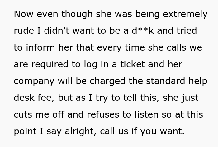 ‘Karen’ Threatens To Call The Help Desk Every Hour Until Her Account Is Activated, Ends Up Paying For Every Call ‘Karen’ Threatens To Call The Help Desk Every Hour Until Her Account Is Activated, Ends Up Paying For Every Call