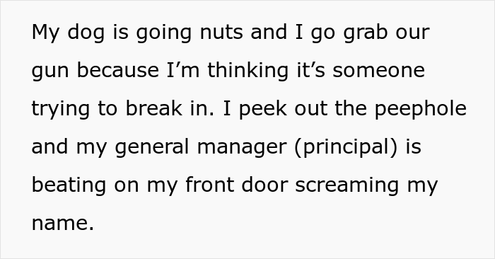 Woman Leaves Work Early Because Of 102°F Fever, Manager Comes Busting At Her Door And Calls The Cops Woman Leaves Work Early Because Of 102°F Fever, Manager Comes Busting At Her Door And Calls The Cops