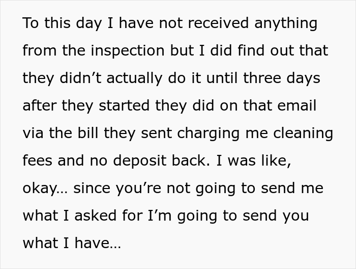 Property Management Refuse To Return Deposit And Charge For An Extra Month, Regret It When Tenant Exposes Their Lies - 12