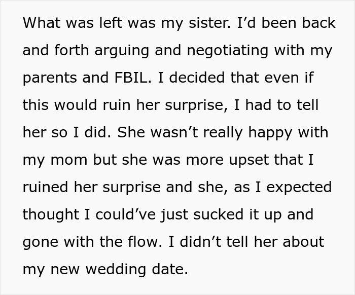 "I've Eloped A Week Earlier Because My Parents And My Sister’s BF Were Planning A Surprise Engagement On My Wedding Day" "I've Eloped A Week Earlier Because My Parents And My Sister’s BF Were Planning A Surprise Engagement On My Wedding Day"