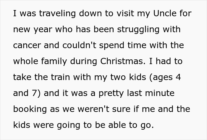 Mom Asks If She Was Wrong Not To Give Up Her Daughter’s Train Seat Though Another Passenger Paid For It Mom Asks If She Was Wrong Not To Give Up Her Daughter’s Train Seat Though Another Passenger Paid For It