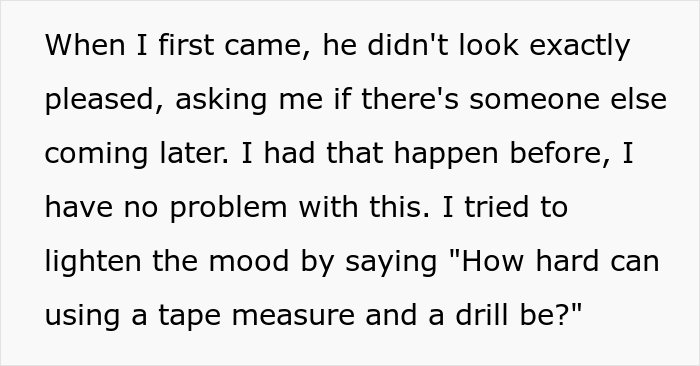 "I Just Lost It": Woodworker Of 8 Years Takes It Out On Sexist Client After He Questioned Her Professionalism "I Just Lost It": Woodworker Of 8 Years Takes It Out On Sexist Client After He Questioned Her Professionalism