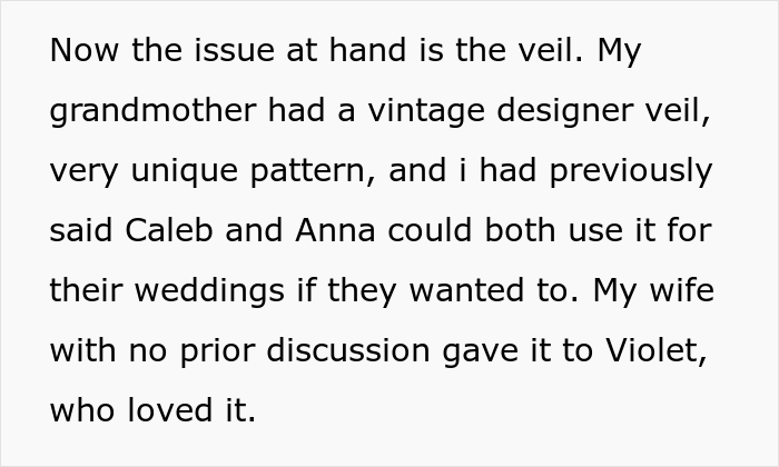 Man&rsquo;s About To Marry His Sister&rsquo;s Bully, Father Refuses To Give Her His Grandmother&rsquo;s Heirloom Veil And Causes Family Drama