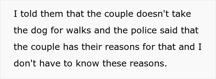 "I Called The Cops On My Neighbors Because They Don&rsquo;t Walk Their Dog": Resident Angers Both Their Neighbors And The Internet