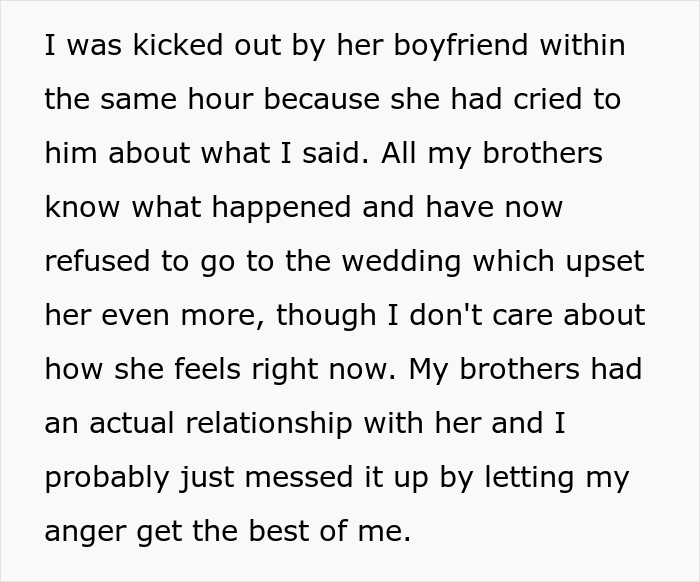 "I'm Sorry I Don't Look Like You Enough For You To Love Me": Mom Uninvites Daughter From Wedding So As Not To Upset New Husband's Family