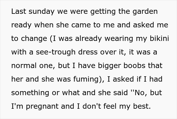 Mom And Sister Outraged When This Woman Refuses To Change Bikinis As Pregnant Sister Got Suddenly Jealous Mom And Sister Outraged When This Woman Refuses To Change Bikinis As Pregnant Sister Got Suddenly Jealous