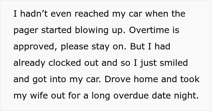 "Can't Approve Overtime? Ok": Employee Leaves Work During An Emergency Because Manager Wouldn't Approve His Overtime