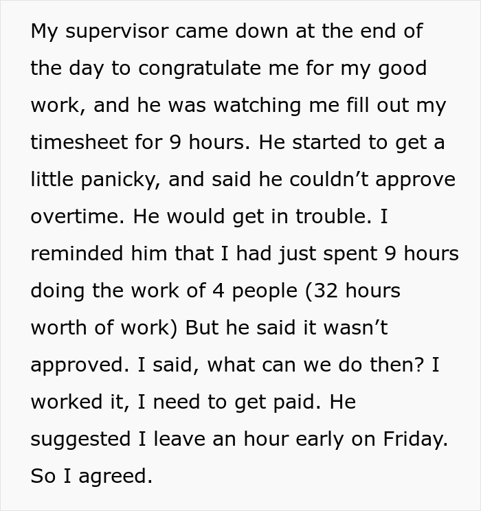 "Can't Approve Overtime? Ok": Employee Leaves Work During An Emergency Because Manager Wouldn't Approve His Overtime