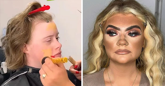 49 Times Makeup Artists Messed Up And The Clients Had To “Wear” Their Fails (New Pics)