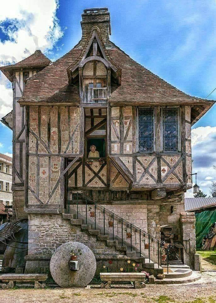 This Medieval House, Located In The French Village Of Argentan, Built In 1509