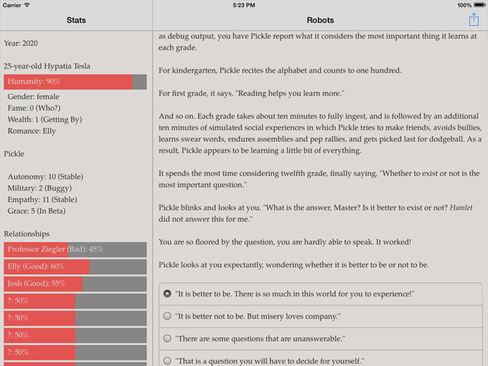 Choice Of Robots gameplay 