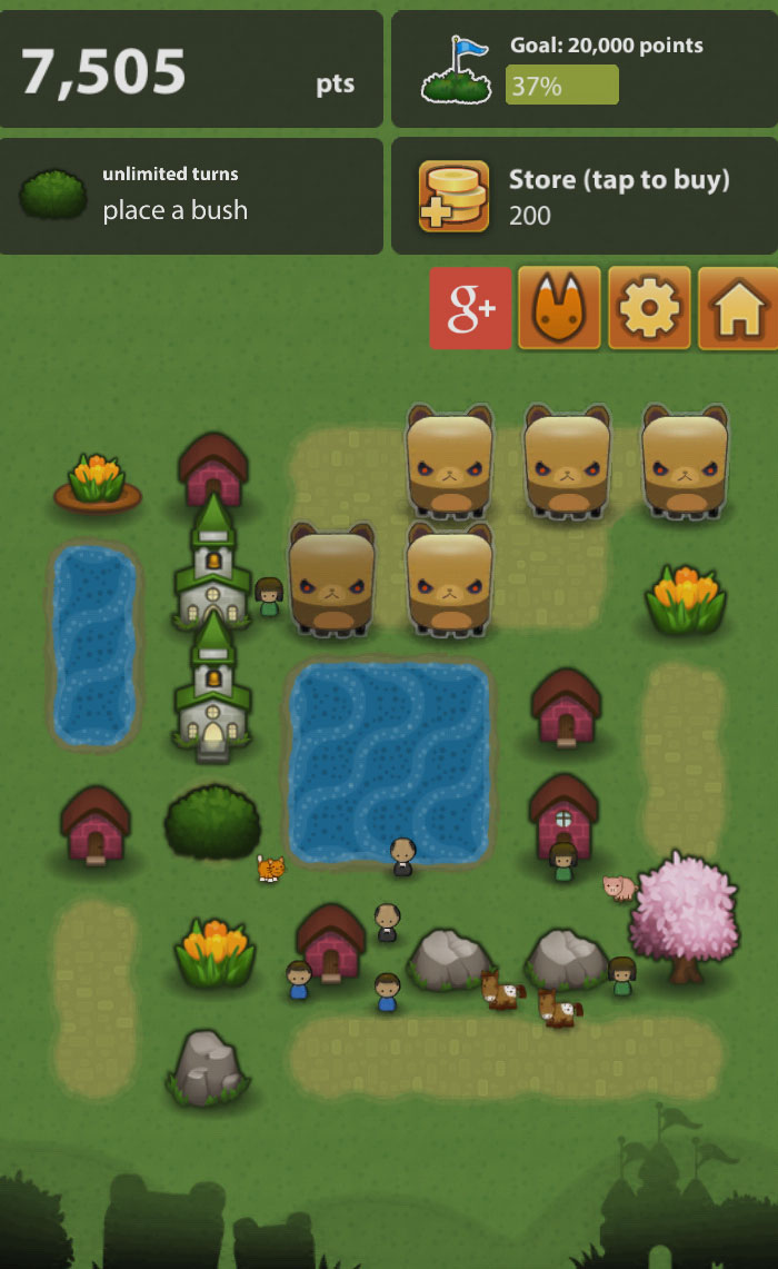 Triple Town gameplay 