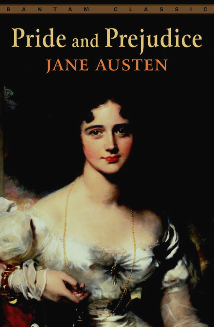 Pride And Prejudice By Jane Austen book cover 
