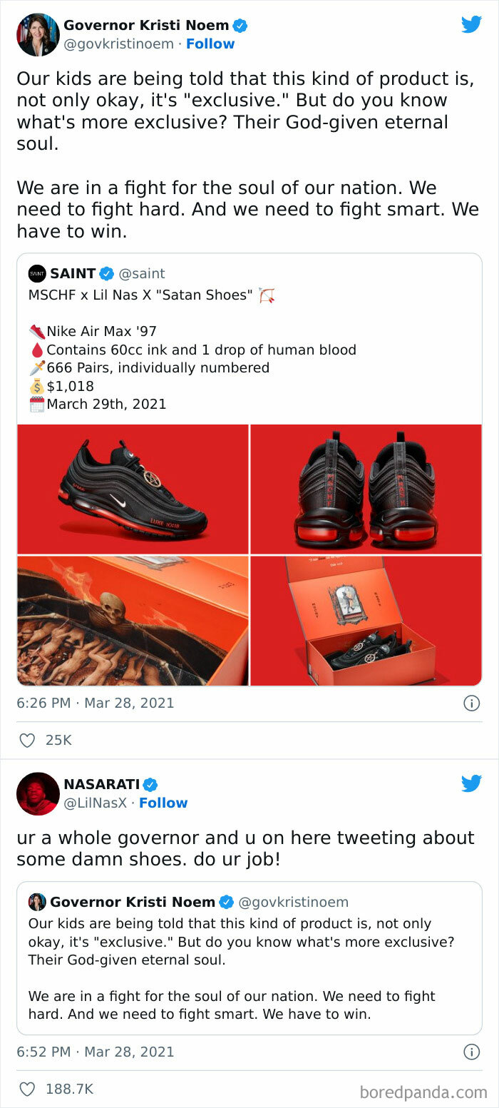 Lil Nas X Clapped Back At U.S. Governor