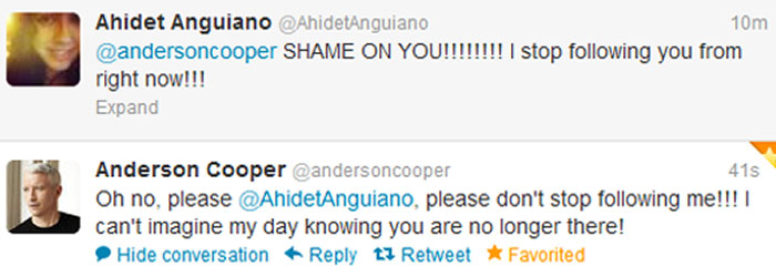 Anderson Cooper Being Amazing