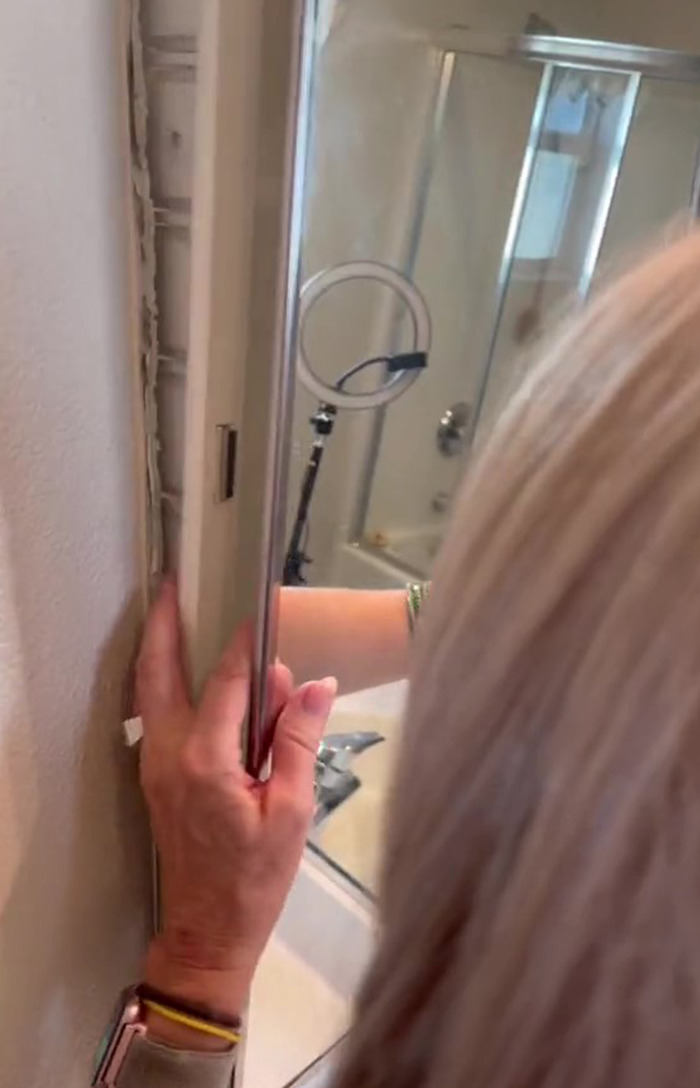 Woman Records Her Efforts To Find Out What Is The Cause Of Her Bathroom Cabinet &ldquo;Bleeding&rdquo;, Asks The Internet For Help