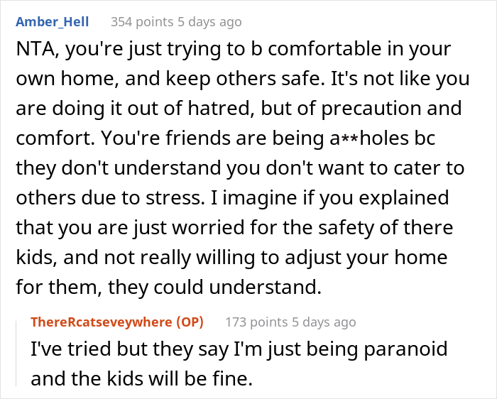 &lsquo;Empty Nest&rsquo; Couple Gets Called Jerks For Not Allowing Friend&rsquo;s Kids Over As They Consider Their House Not Safe For Children