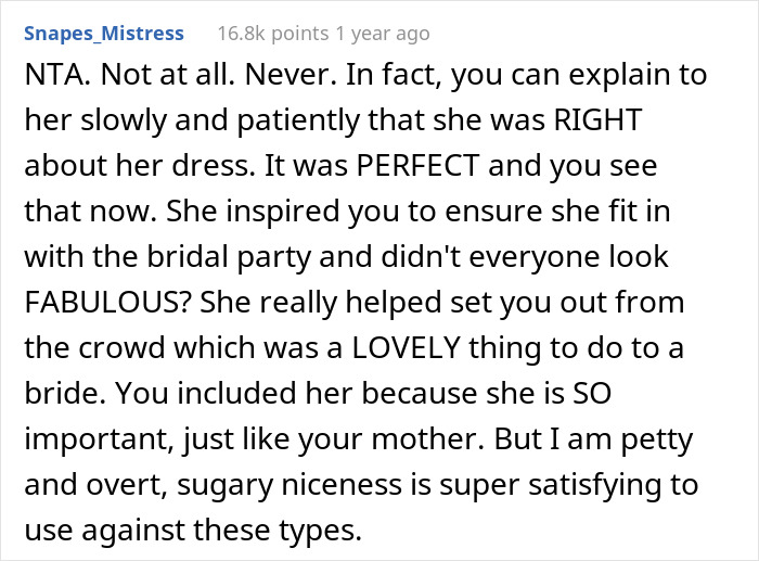 MIL Decided To Wear White To Son's Wedding, So The Bride Made Every Bridesmaid Wear White While She Wore Pink MIL Decided To Wear White To Son's Wedding, So The Bride Made Every Bridesmaid Wear White While She Wore Pink