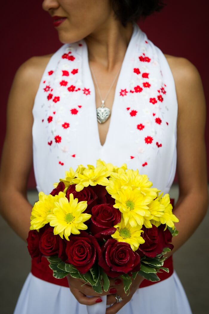 Designed By Me. Dress Made By Grandmother Inlaw. Now Divorced. Still Love This Dress