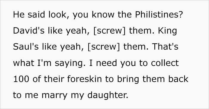Man Jokingly Analyzes Bible Stories As Non-Religious Literature And Finds It “Just Objectively Hilarious” Man Jokingly Analyzes Bible Stories As Non-Religious Literature And Finds It “Just Objectively Hilarious”