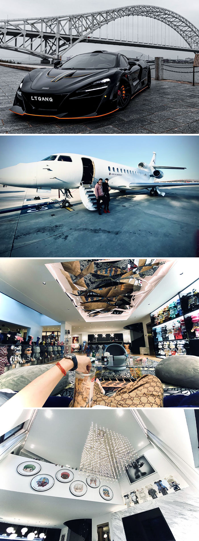 Chinese Celebrity Huang Zitao Shows Off His Extravagant Lifestyle