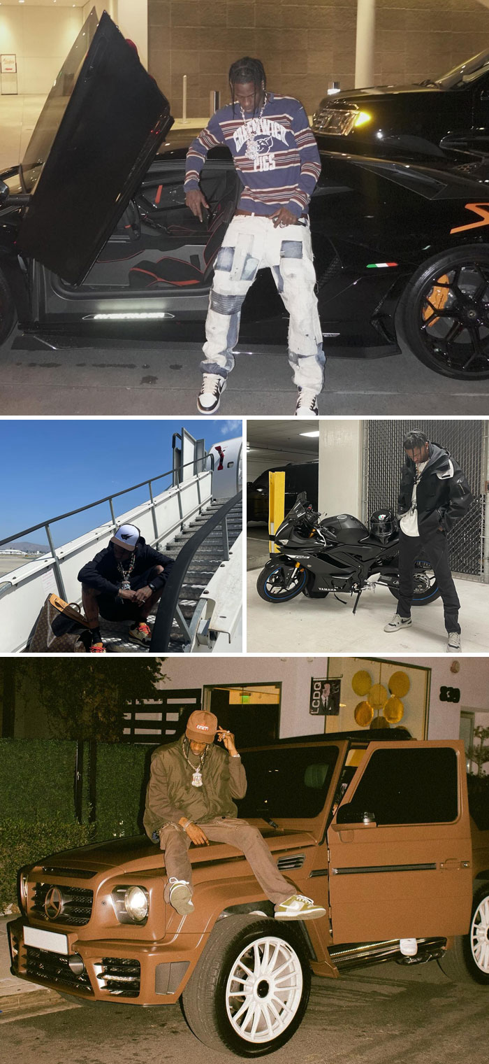 Many Flavors Of Travis Scott's Vehicles