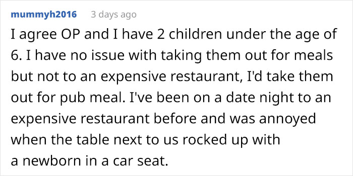 Woman Is Furious After Her Expensive Dinner Gets "Ruined" By Toddlers, Proposes A New Policy To Deal With Chaotic Children