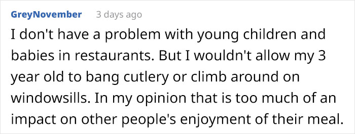 Woman Is Furious After Her Expensive Dinner Gets "Ruined" By Toddlers, Proposes A New Policy To Deal With Chaotic Children