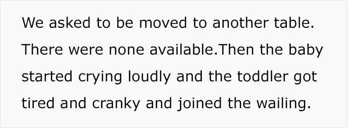 Woman Is Furious After Her Expensive Dinner Gets "Ruined" By Toddlers, Proposes A New Policy To Deal With Chaotic Children
